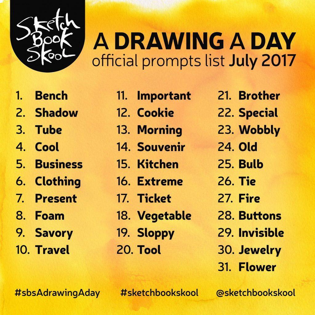 50+Drawing Prompt Ideas - Drawing Prompts for Sketching 2021 - HARUNMUDAK