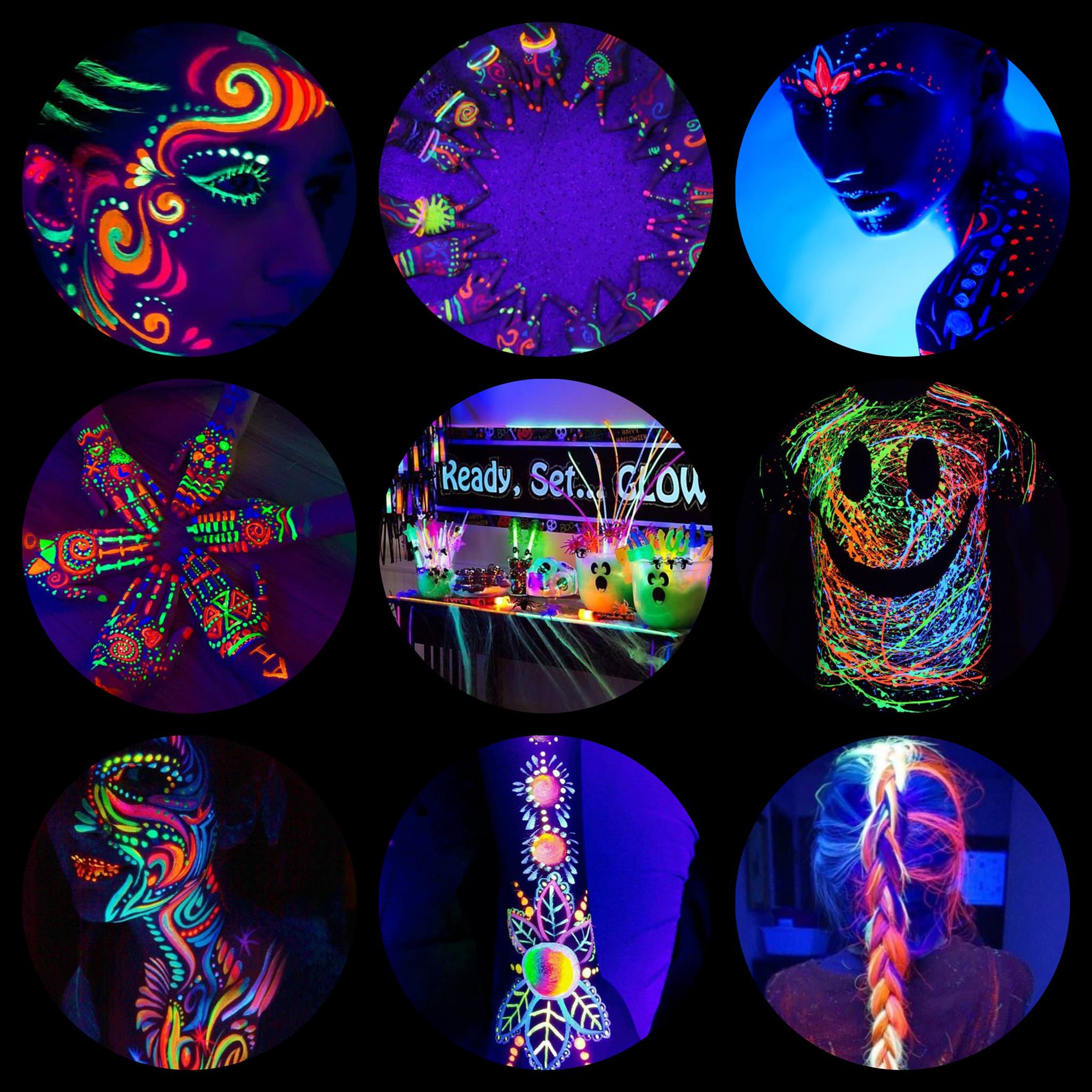 20 Easy Glow In The Dark Painting Ideas Harunmudak