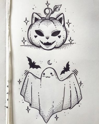 30+ Halloween Drawing And Art Ideas | HARUNMUDAK