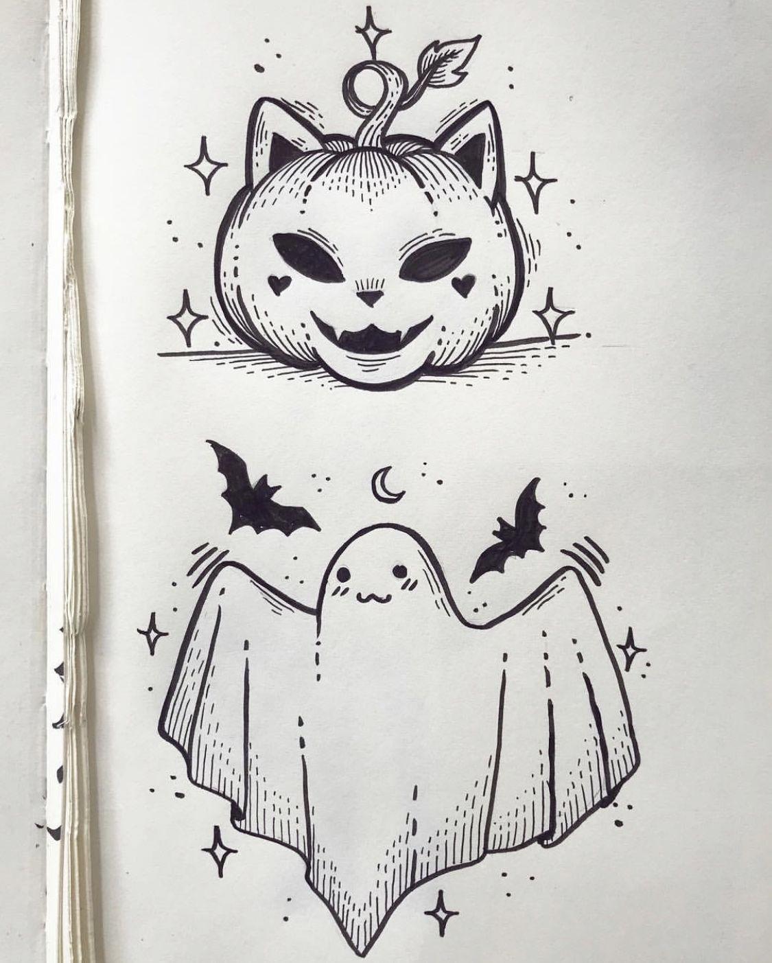 Halloween Pencil Drawings Easy And Spooky Ideas For The Season 