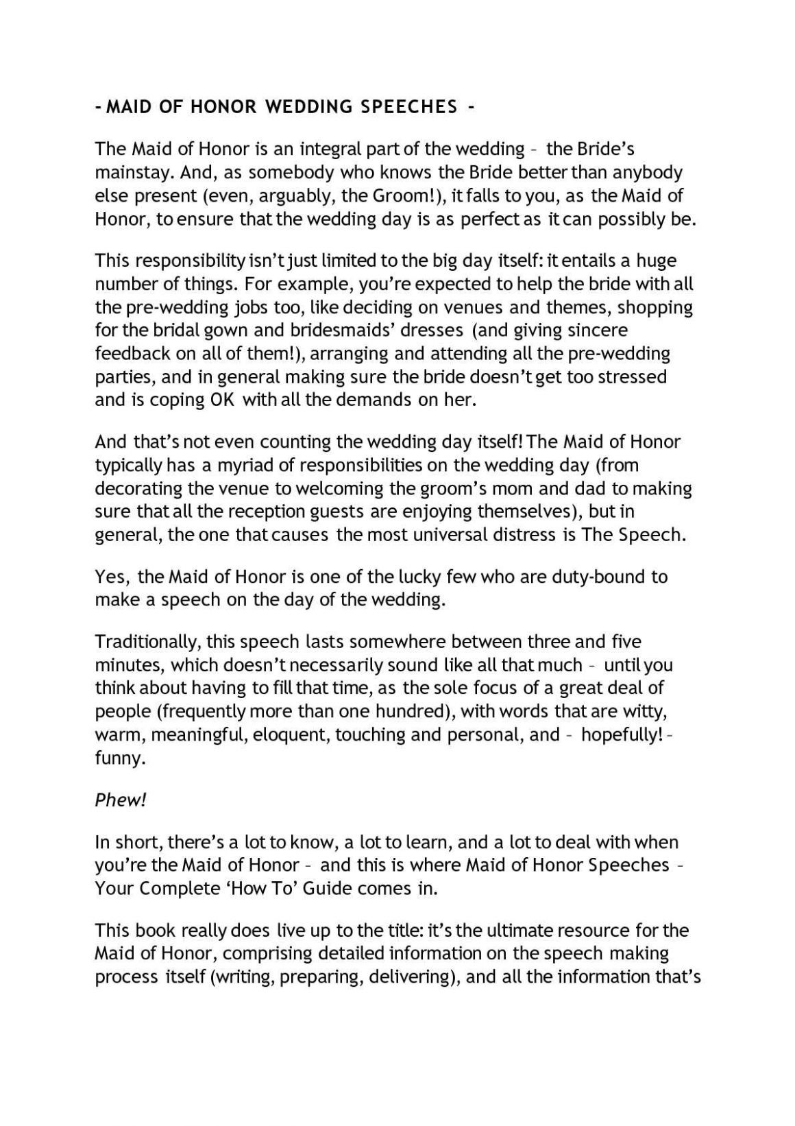 10 Best Maid Of Honor Speech Examples HARUNMUDAK 10-best-maid-of-honor-speech-examples-harunmudak