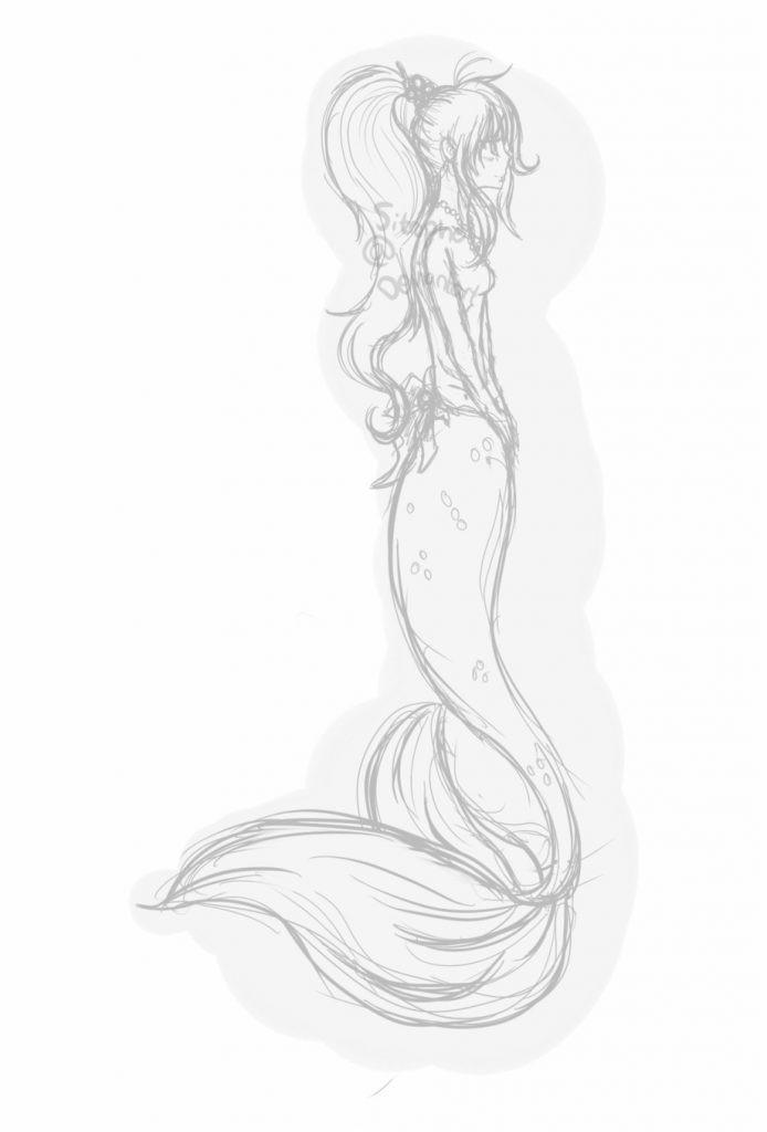50+ Mermaid Drawing Ideas - How to Draw a Mermaid? | HARUNMUDAK