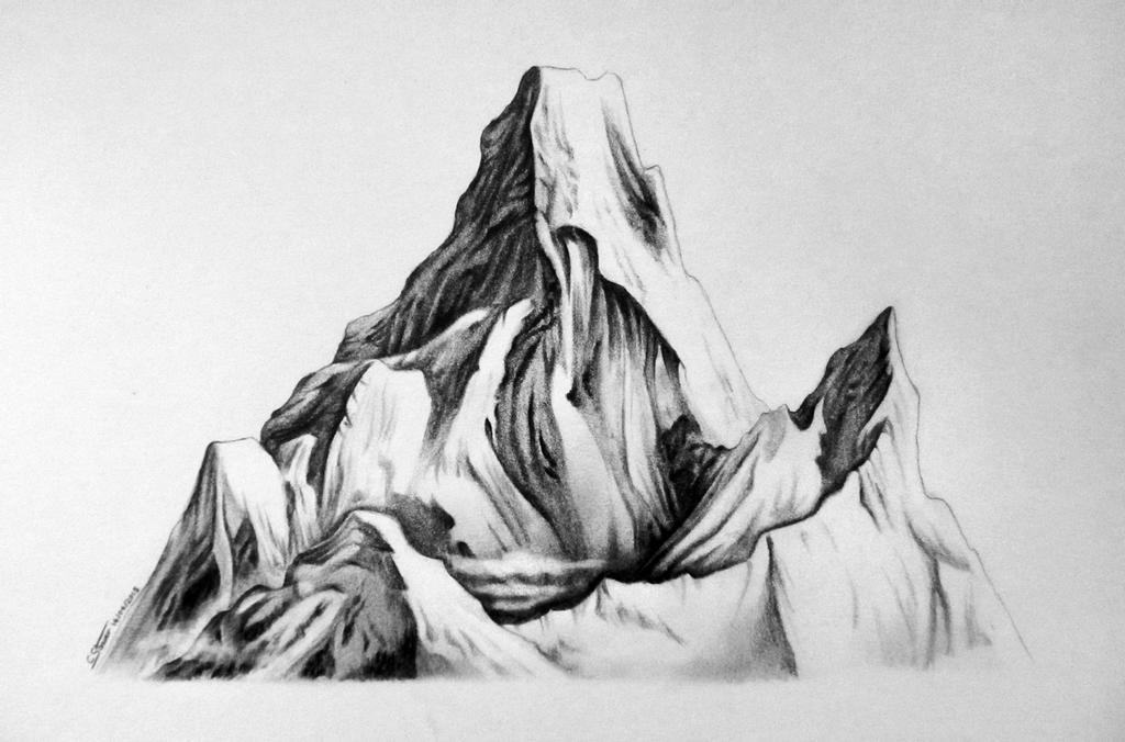 70+ Easy Mountains Drawing Ideas 2021 How to Draw Mountains? HARUNMUDAK