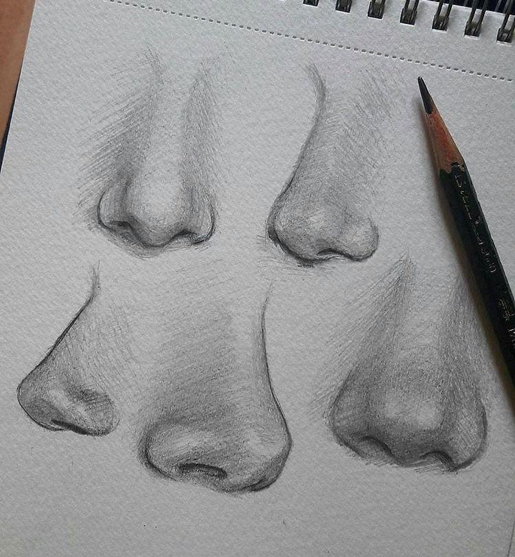 70+ Easy Nose Drawing Ideas 2022 - HARUNMUDAK