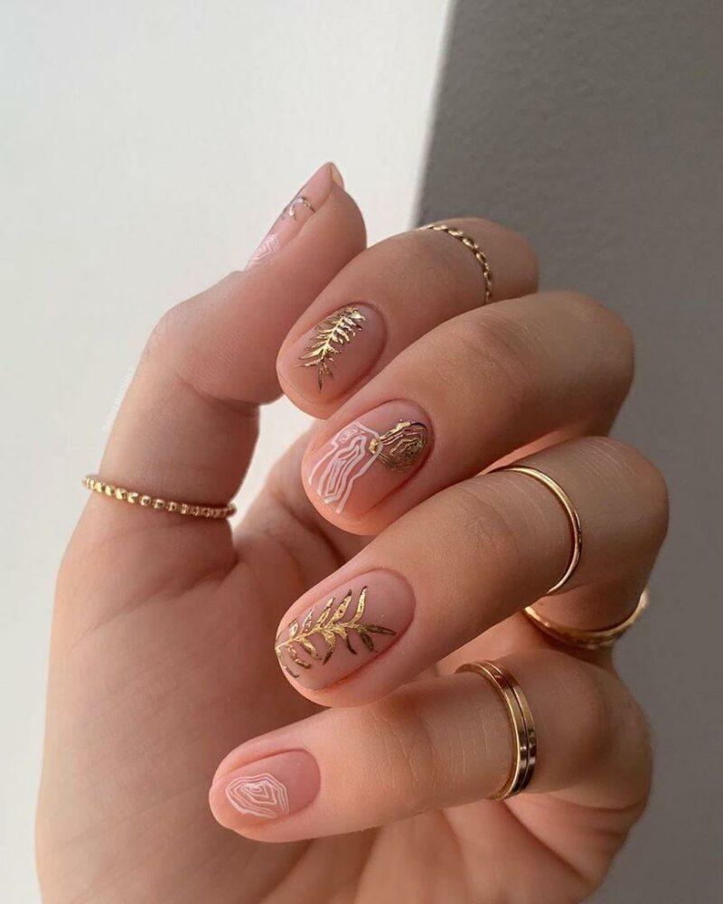 nude nail designs 2 40+ Nude Nails Designs to Try in 2024