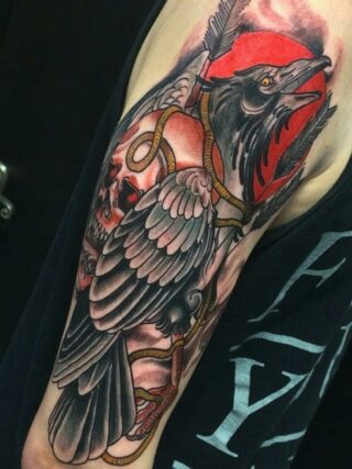 raven tattoo 1 40+ Best Raven Tattoo Ideas [2025 Inspiration Guide]