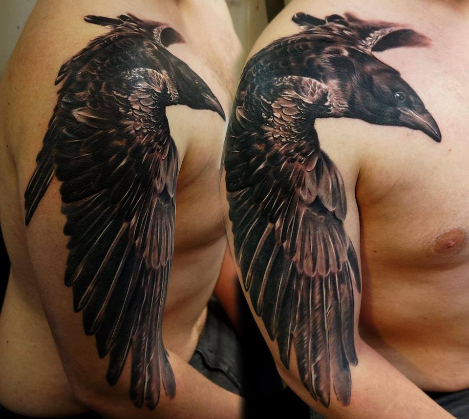 80 Amazing Raven Tattoos That Will Change Your Life