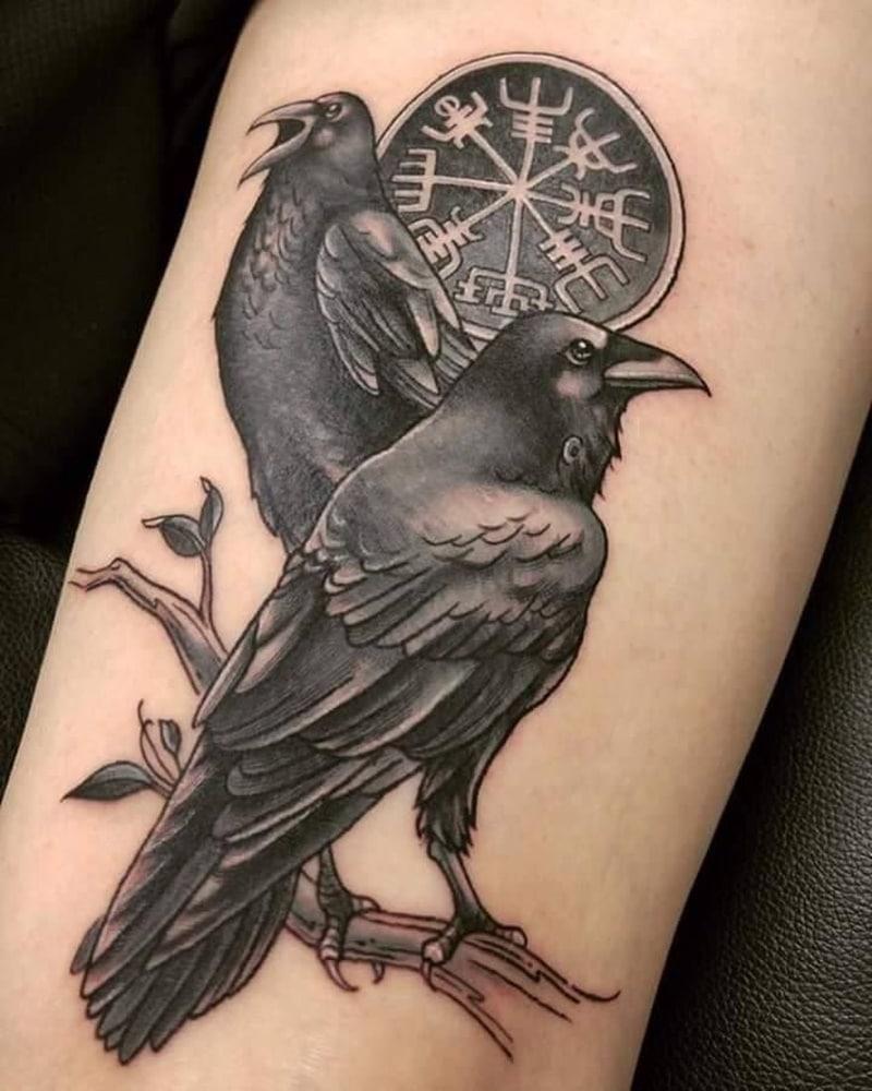 Raven Tattoo 30 Images That Will Prove This Bird Is Way Cooler Than You  Think