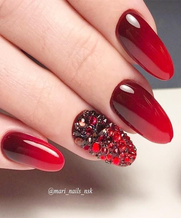 40 Gorgeous Red Nail Design Ideas Harunmudak