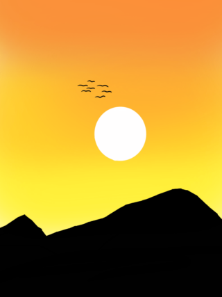 sunset drawing 1 30+ Easy Sunset Drawing Tutorials - How to Draw a Sunset?