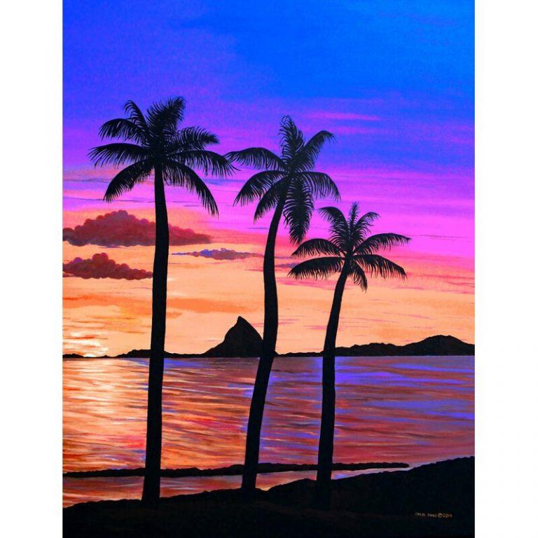 30+ How to Paint a Sunset? Easy Sunset Painting - HARUNMUDAK