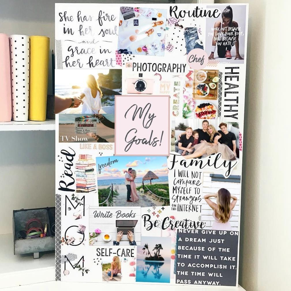 100 Vision Board Ideas For Your Goals In 21 Harunmudak