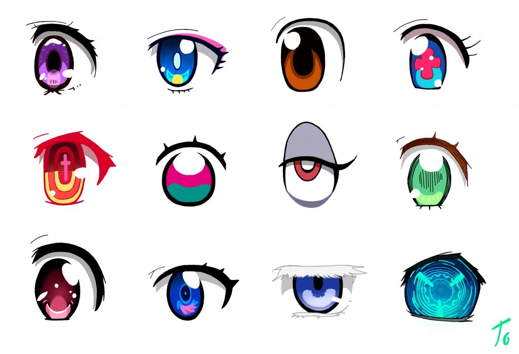 How To Draw Anime Eyes? 20+ Anime Eye Reference Ideas - HARUNMUDAK