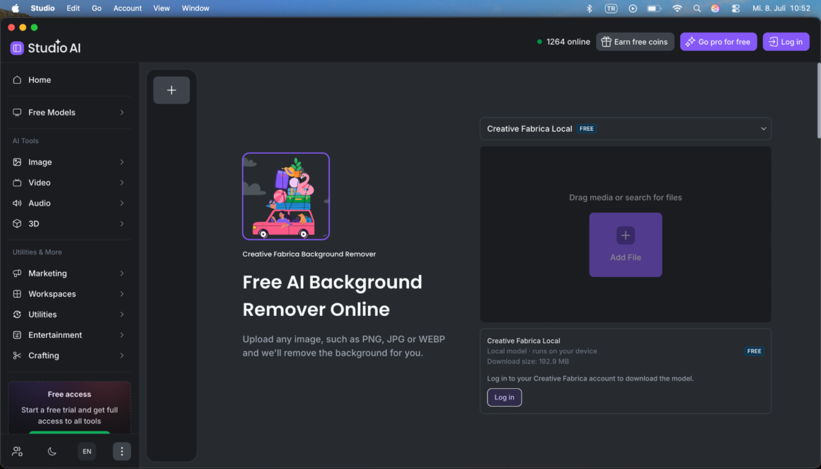 image 1 Creative Fabrica Studio Desktop: Free Local AI Tools for Etsy, Cricut and Print on Demand Creators